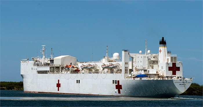 Một tàu y tế của Hải quân Mỹ tham gia cuộc tập trận