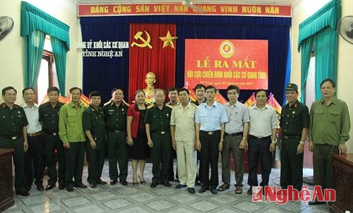 Ra mắt hội CCB Khối Các cơ quan tỉnh.