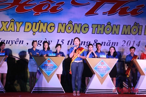 Phần thi toàn dân chung tay xây dựng nông thôn mới.