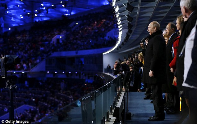 Tổng thốn V.Putin tại Olympic Sochi