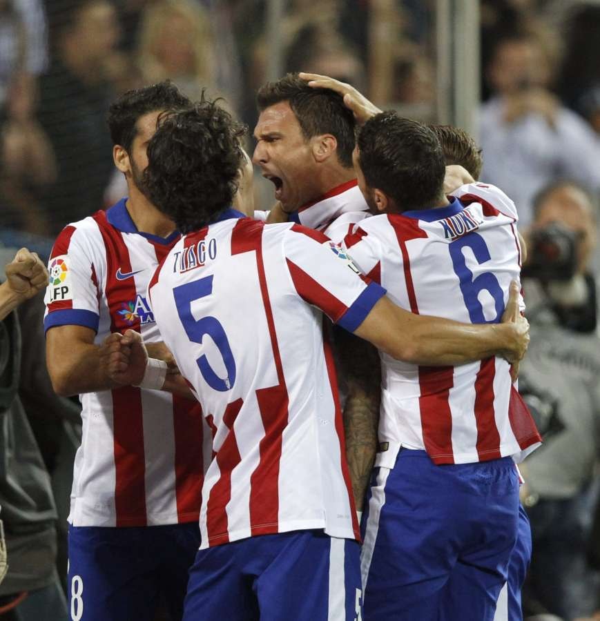 Mandzukic ăn mừng bàn thắng duy nhất