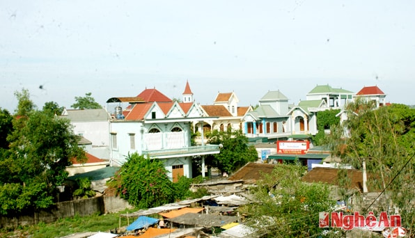 Một góc xã Hồng Thành