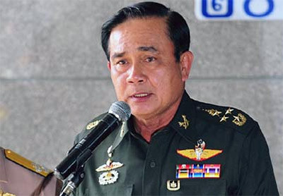 Thủ tướng mới được phê chuẩn Prayuth Chan-ocha.