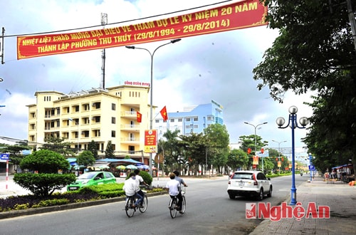 Đường Bình Minh, phường Thu Thủy (TX. Cửa Lò). Ảnh: Sỹ Minh