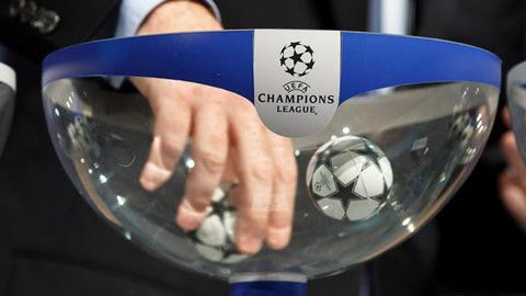 Đêm nay, bốc thăm chia bảng Champions League