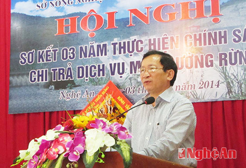 Phó Chủ tịch UBND tỉnh Đinh Viết Hồng phát biểu chỉ đạo hội nghị