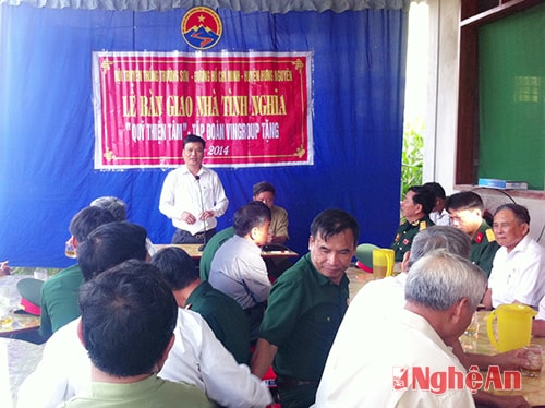 Lễ bàn giao nhà tình nghĩa