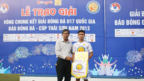 Vua phá lưới U17 QG báo Bóng đá - Cúp Thái Sơn Nam 2013 Dương Anh Tú