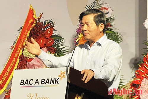 Bộ trưởng phát biểu tại lễ kỷ niệm