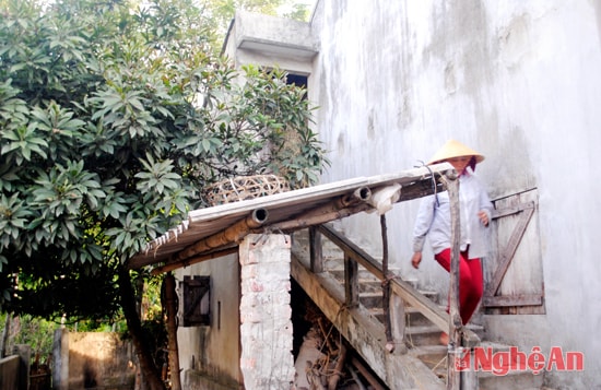 “Cồn tự cứu” của gia đình chị Nguyễn Thị Hương ở xóm 6, xã Hưng Nhân.