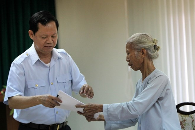 Tổng Thanh tra Chính phủ trong một lần tiếp công dân vừa qua. 