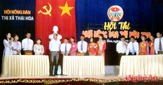 Toàn ảnh hội thi “Nhà nông đua tài” TX Thái Hòa lần thứ III, năm 2014