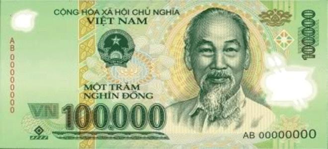 Tờ 100.000 đồng mới 