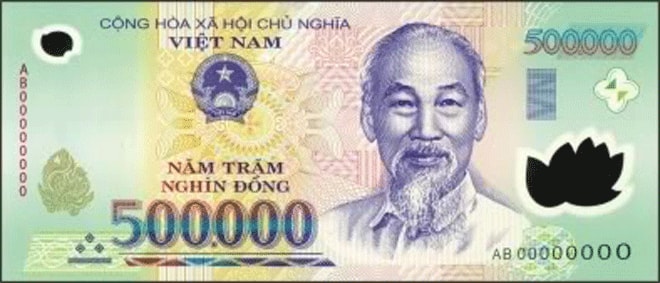 Tờ  500.000 đồng có giá trị cao nhất trong hệ thống tiền tệ Việt Nam