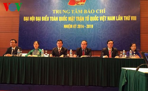 Họp báo công bố kết quả Đại hội đại biểu toàn quốc Mặt trận Tổ quốc Việt Nam lần thứ VIII