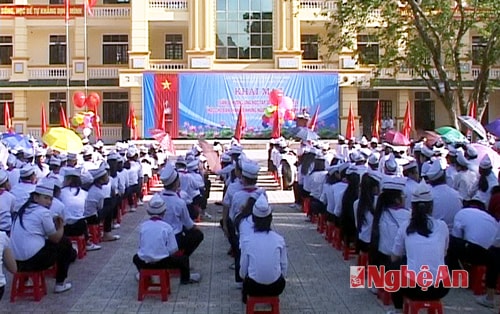 Quang cảnh buổi lễ.