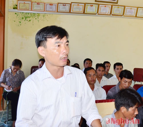 Cử tri phát biểu ý kiến