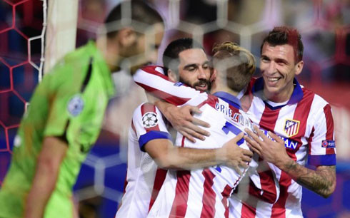 Atletico có chiến thắng đầu tiên tại Champions League mùa này. Ảnh: AFP.