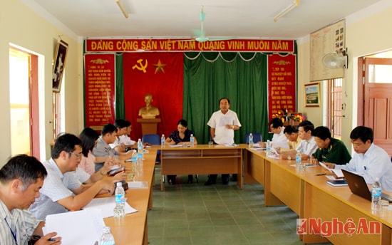 Toàn cảnh buổi làm việc