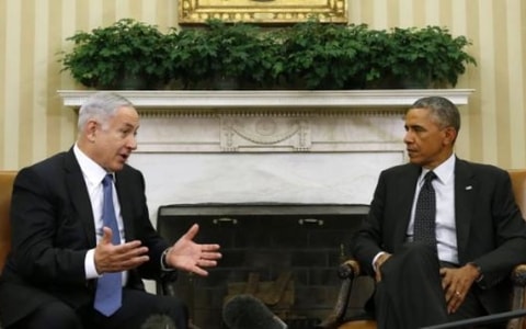 Thủ tướng Israel Netanyahu (trái) và Tổng thống Mỹ Barack Obama (Ảnh White House)