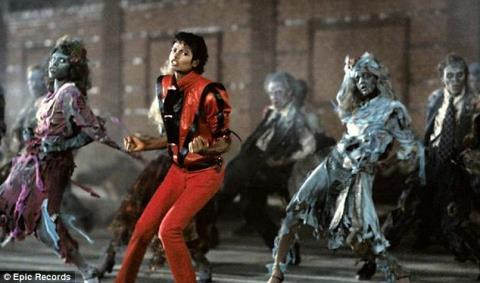 Hình ảnh trong video nhạc Thriller của Michael Jackson