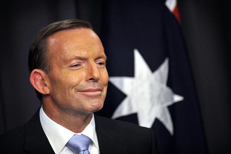 Thủ tướng Australia Tony Abbott hôm 25 tháng 3 tại Canberra / Ảnh: Mark Graham