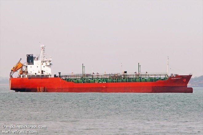 Tàu Sunrise 689 cùng 18 thuyền viên đã bị mất liên lạc từ ngày 3/10. Ảnh: marinetraffic