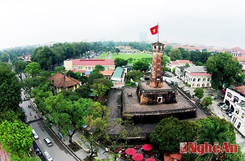 Cột cờ Hà Nội. Ảnh Internet