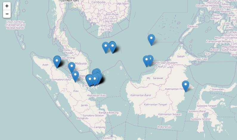 Nhiều vụ cướp biển được ghi nhận tại khu vực eo Malacca và eo Singapore từ đầu năm 2014 tới nay.  