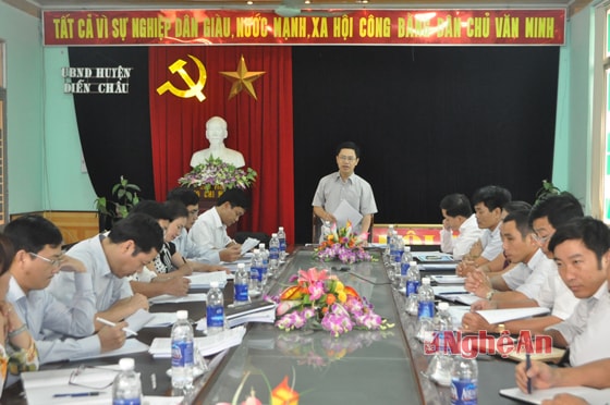 Đồng chí Nguyễn Xuân Sơn kết luận tại cuộc làm việc