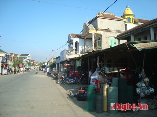 Một góc xóm Bình Ngô, xã Thanh Giang, huyện Thanh Chương.