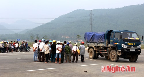 Hiện trường vụ tai nạn 