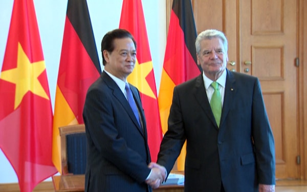 Thủ tướng Nguyễn Tấn Dũng hội kiến Tổng thống Đức - Joachim Gauck.
