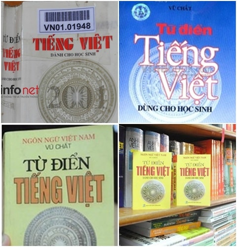 Một số bản khác nhau của cuốn sách từ điển này.