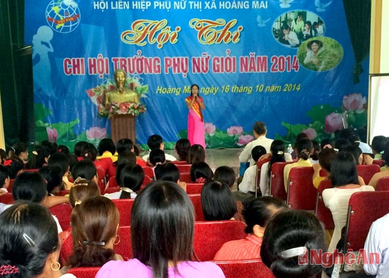 Thí sinh tham gia hội thi.