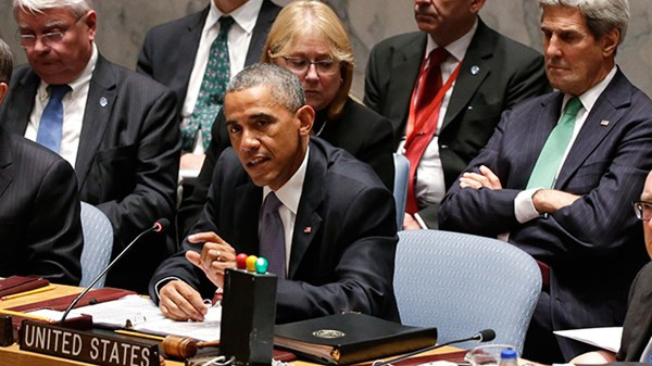 Tổng thống Obama tại Đại hội đông Liên Hợp Quốc (ảnh: Reuters)