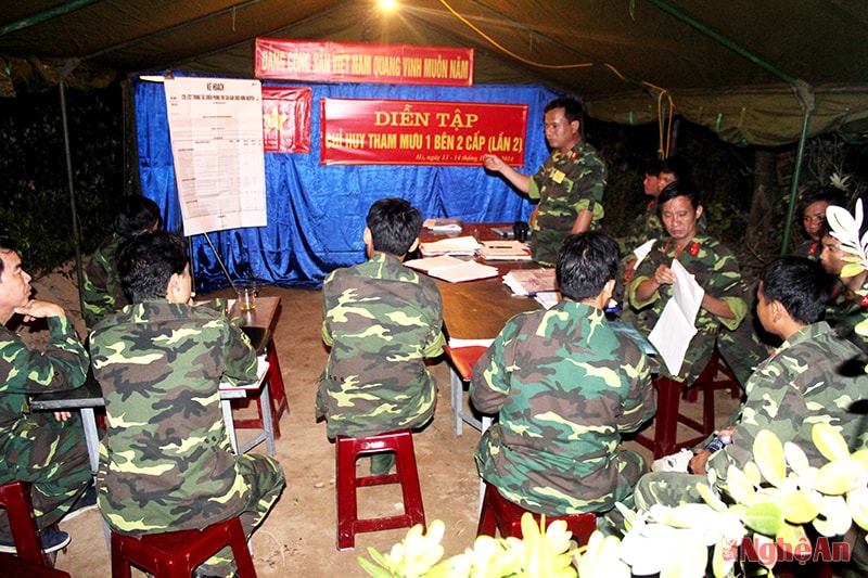Thông qua kế hoạch chiến đấu cho các nghành tại sở chỉ huy cơ bản