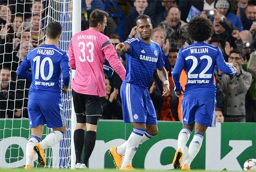 Drogba nhân đôi cách biệt cho Chelsea từ chấm phạt đền