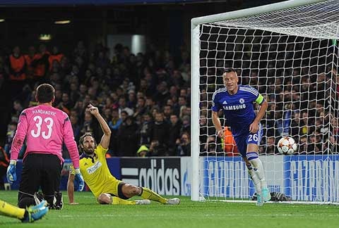 Đội trưởng Terry đóng góp 1 bàn thắng cho Chelsea 