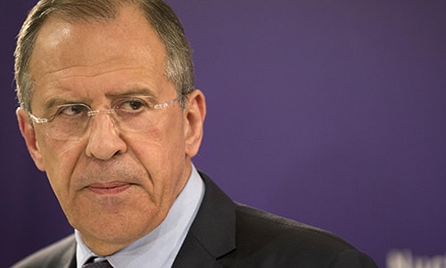 Ngoại trưởng Nga Sergei Lavrov.   (Ảnh: AFP)