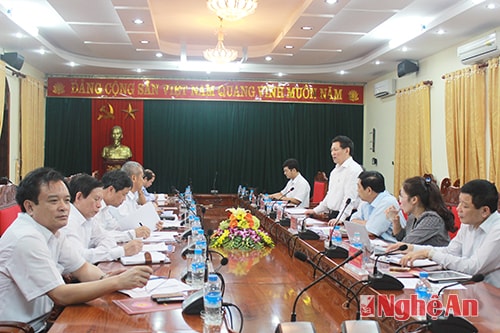 Toàn cảnh buổi làm việc