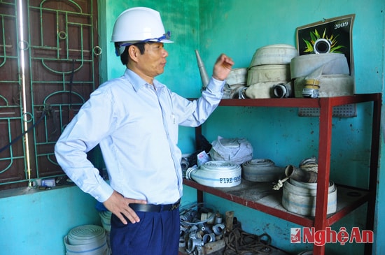 Là một trong những đơn vị thực hiện nghiêm túc công tác PCCC, Xí nghiệp xếp dỡ Cửa Lò (Cảng Cửa Lò) đã đầu tư đồng bộ nhiều trang thiết bị chữa cháy chuyên dụng 