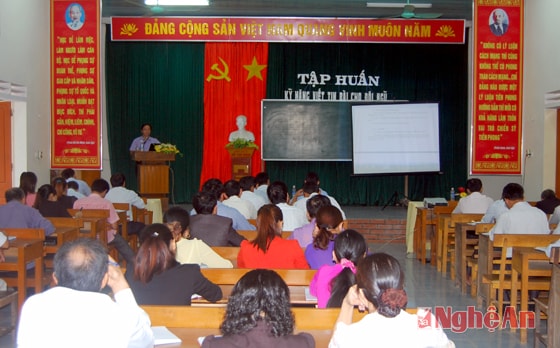 Toàn cảnh lớp tập huấn