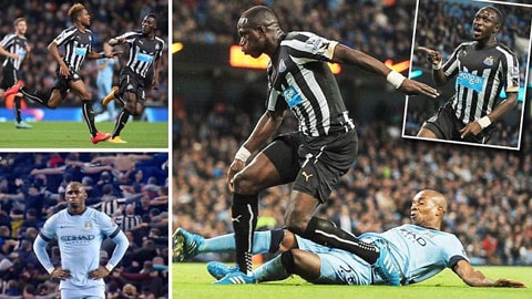 Man City (áo xanh) đang không thu được những kết quả không như ý ở mọi mặt trận