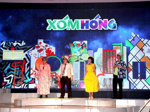 Một tiết mục trong chương trình “Xóm hóng”