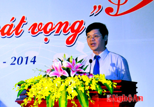 Ông Lê Xuân Đại phát biểu tại Lễ khai mạc.