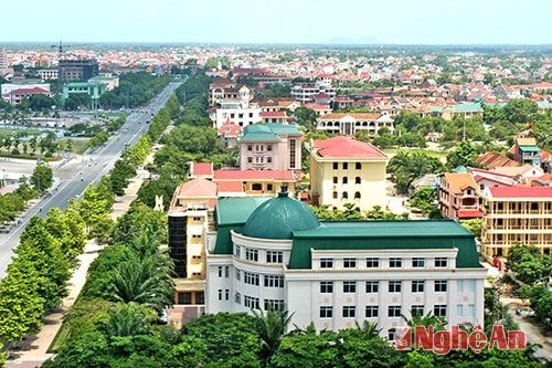 Một góc phường Trường Thi (TP. Vinh). Ảnh: s.m