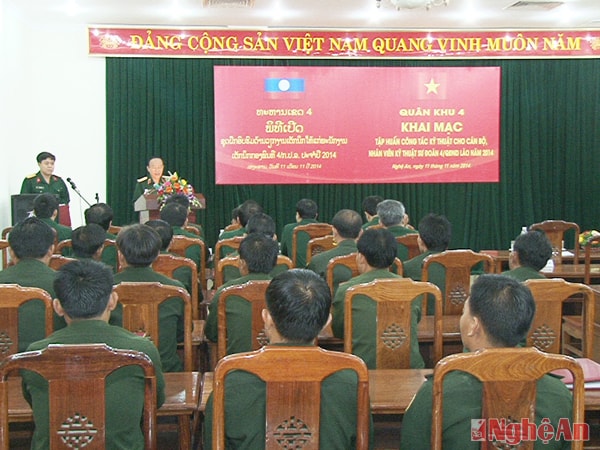 Quang cảnh khai mạc tập huấn.