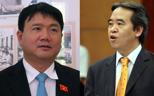 Bộ trưởng Đinh La Thăng và Thống đốc Nguyễn Văn Bình