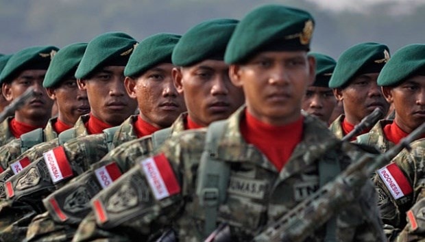 Binh sỹ quân đội Indonesia. (Nguồn: tempo.co)